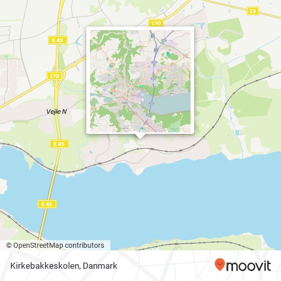 Kirkebakkeskolen kort