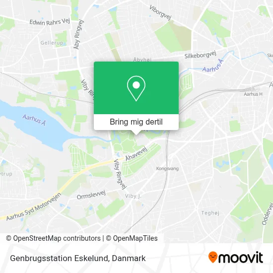 Genbrugsstation Eskelund kort