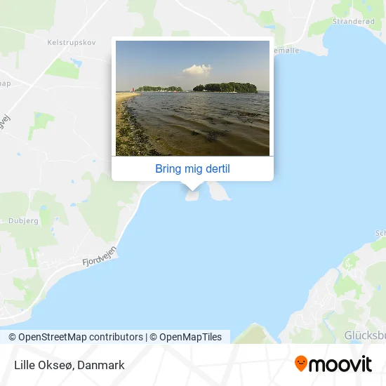 Lille Okseø kort
