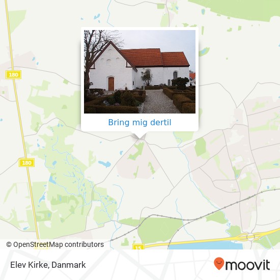 Elev Kirke kort