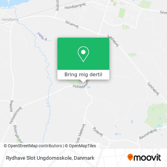 Rydhave Slot Ungdomsskole kort