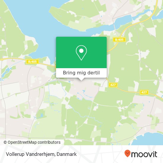 Vollerup Vandrerhjem kort