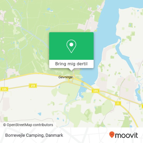 Borrevejle Camping kort