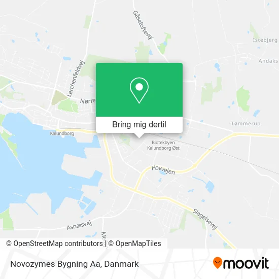 Novozymes Bygning Aa kort