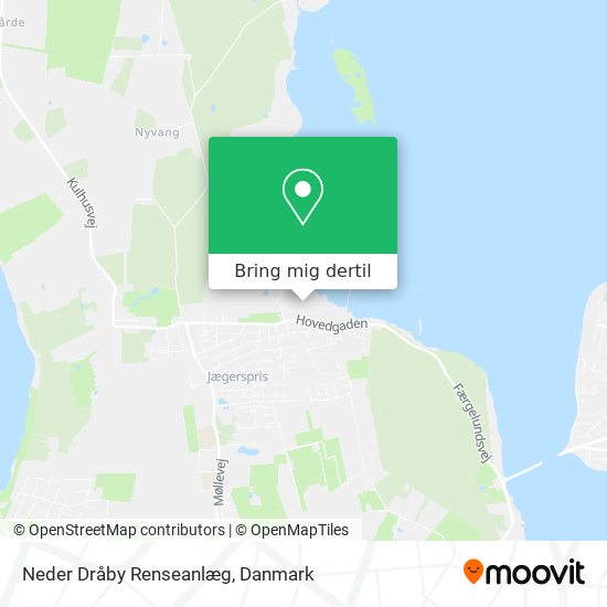 Neder Dråby Renseanlæg kort