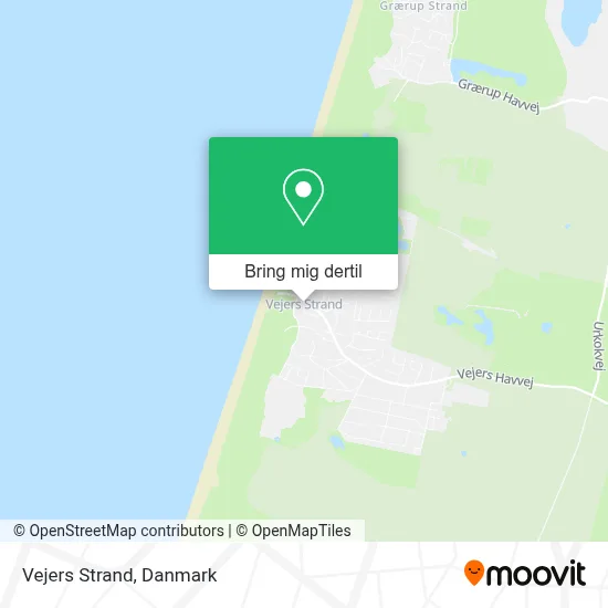 Vejers Strand kort
