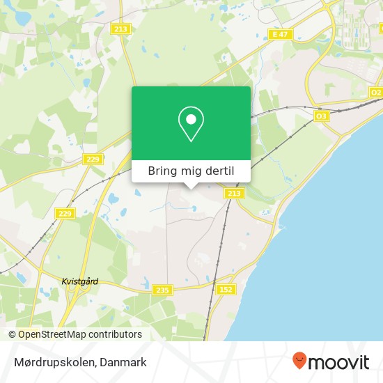 Mørdrupskolen kort