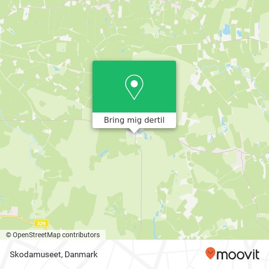 Skodamuseet kort