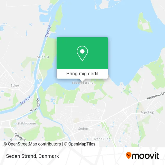 Seden Strand kort