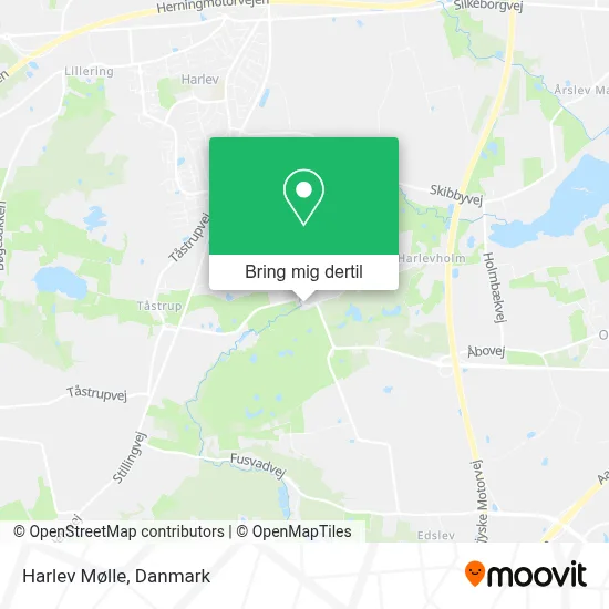 Harlev Mølle kort