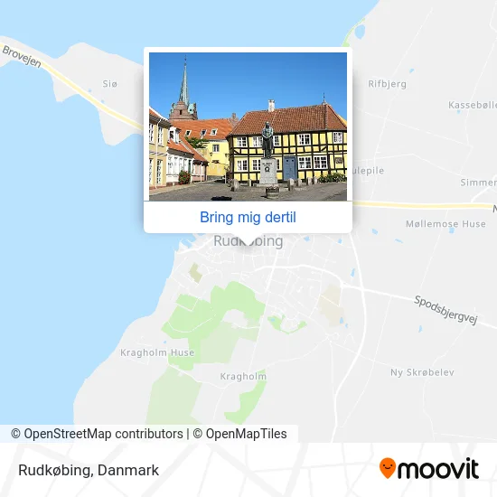 Rudkøbing kort