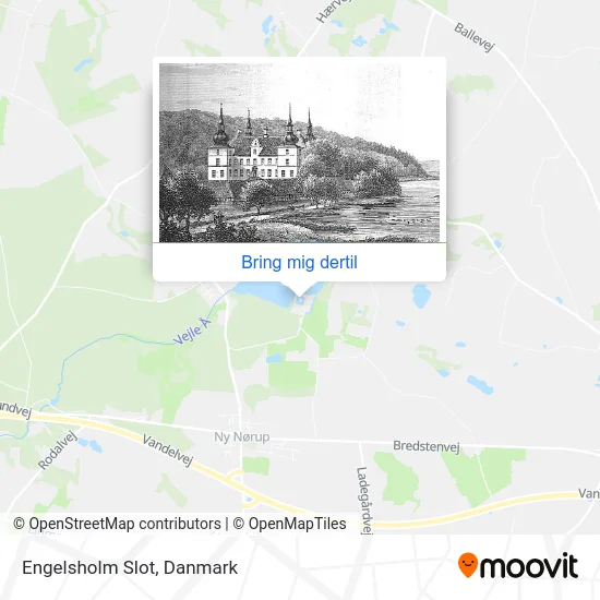 Engelsholm Slot kort