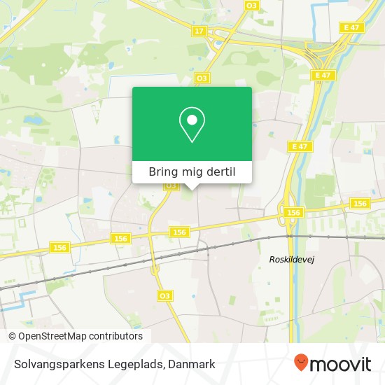 Solvangsparkens Legeplads kort