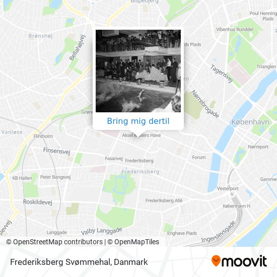 Frederiksberg Svømmehal kort