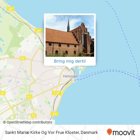 Sankt Mariæ Kirke Og Vor Frue Kloster kort