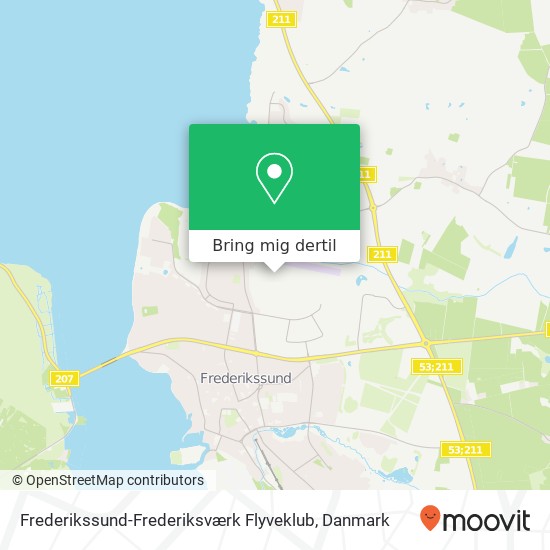 Frederikssund-Frederiksværk Flyveklub kort