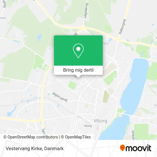 Vestervang Kirke kort