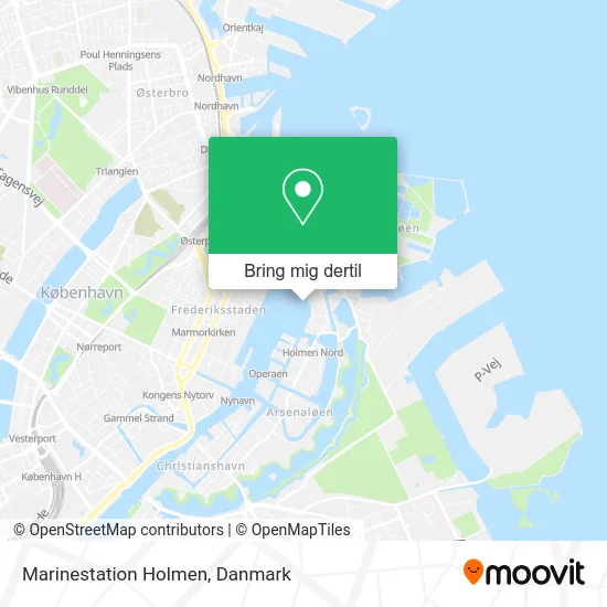 Marinestation Holmen kort