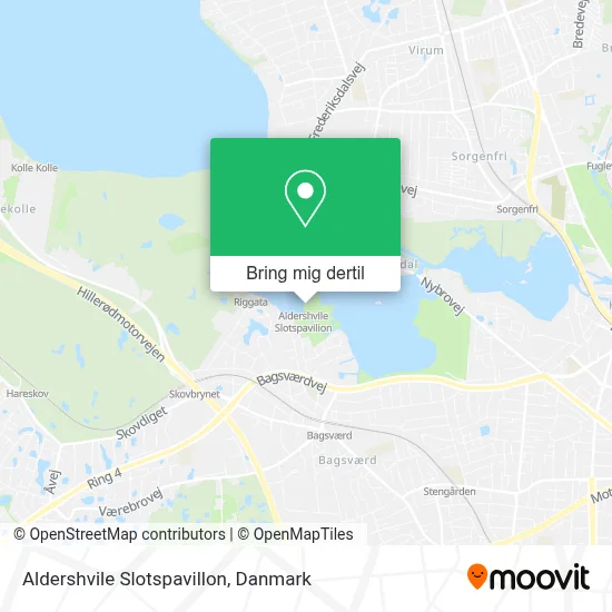 Aldershvile Slotspavillon kort