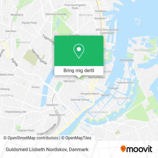 Guldsmed Lisbeth Nordskov kort