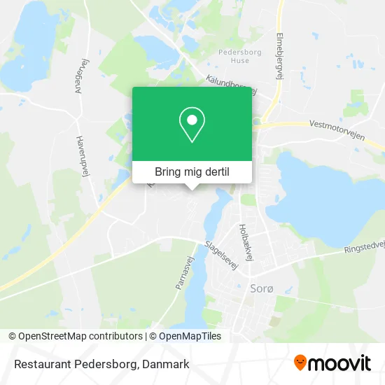 Restaurant Pedersborg kort