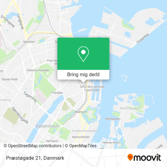 Præstøgade 21 kort