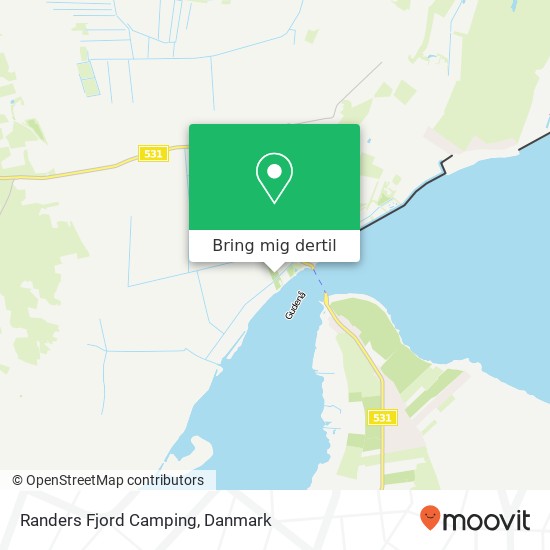Randers Fjord Camping kort