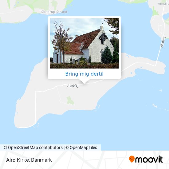 Alrø Kirke kort