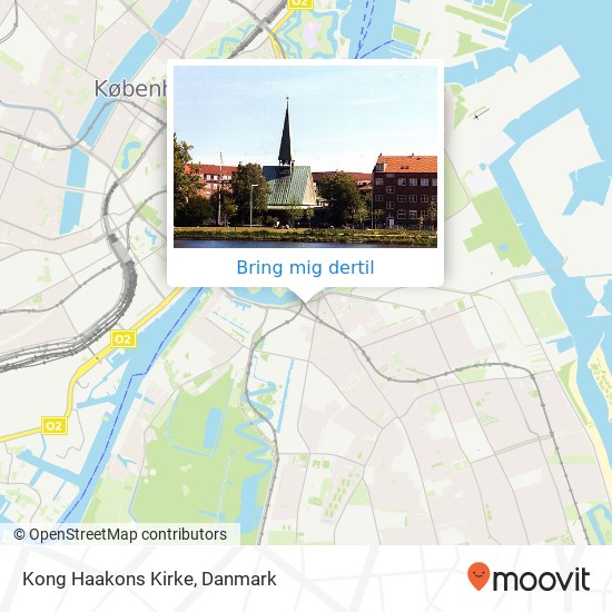 Kong Haakons Kirke kort