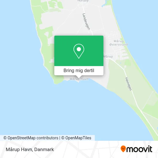 Mårup Havn kort