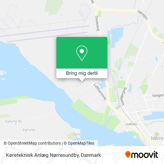 Køreteknisk Anlæg Nørresundby kort