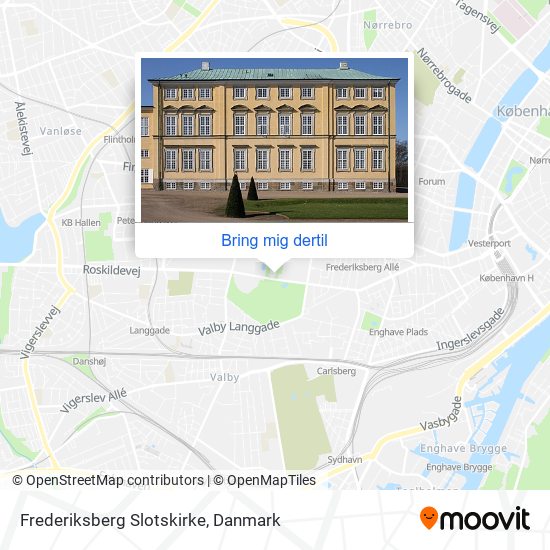 Frederiksberg Slotskirke kort
