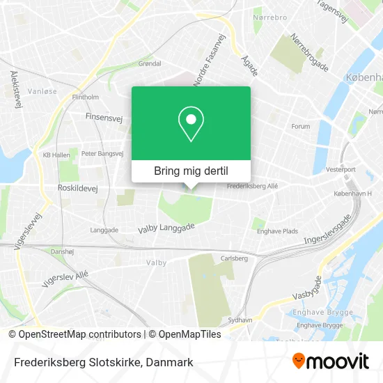Frederiksberg Slotskirke kort