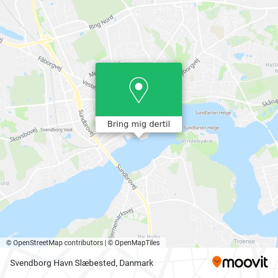 Svendborg Havn Slæbested kort
