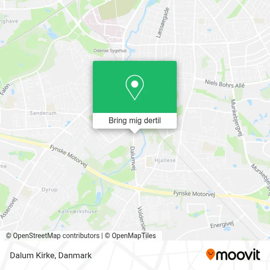 Dalum Kirke kort