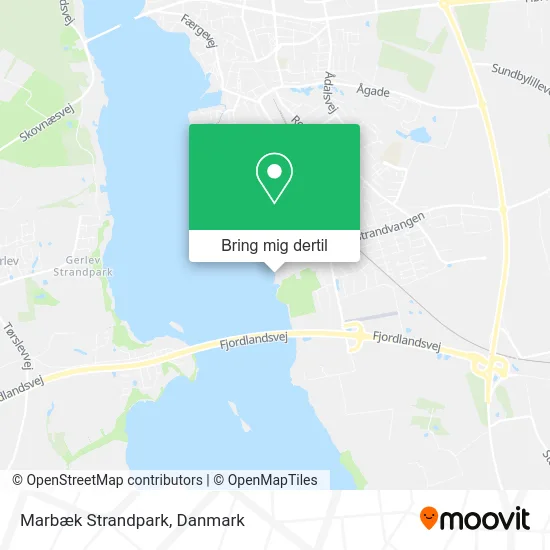 Marbæk Strandpark kort