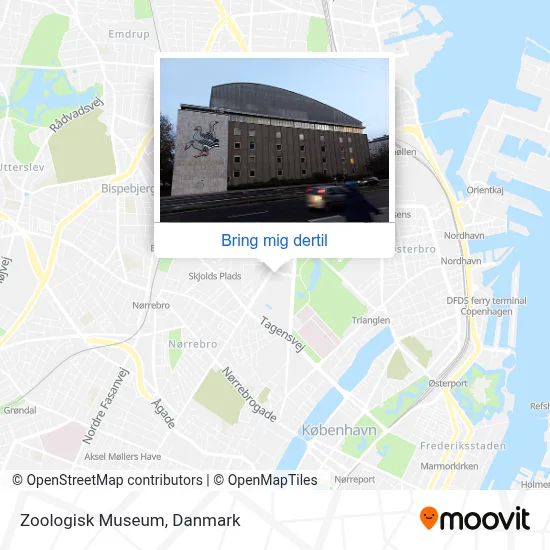 Zoologisk Museum kort