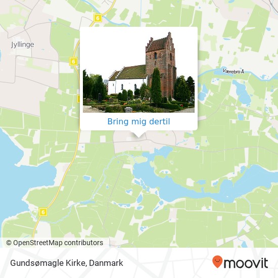 Gundsømagle Kirke kort
