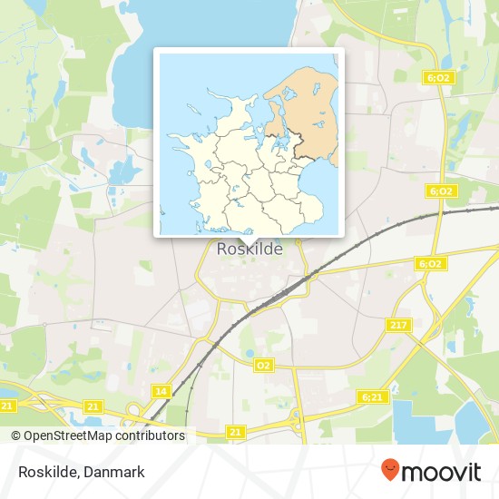 Roskilde kort