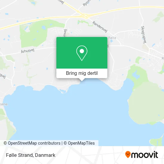 Følle Strand kort