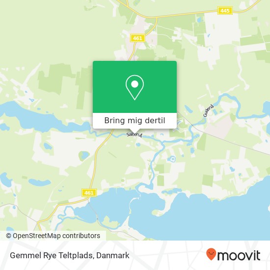 Gemmel Rye Teltplads kort