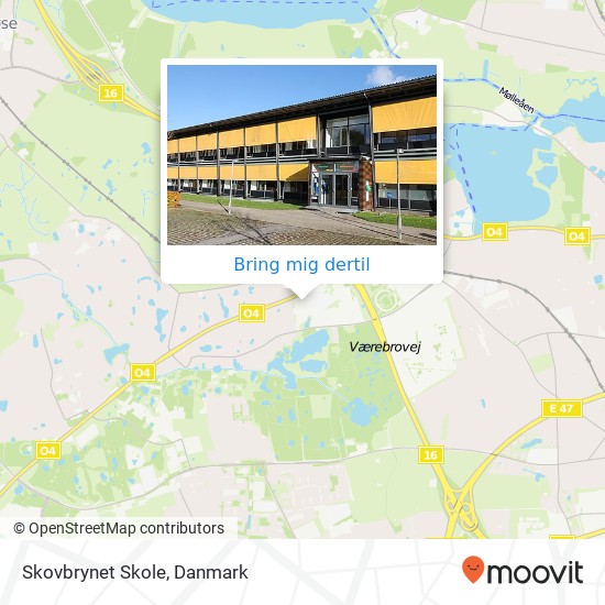 Skovbrynet Skole kort