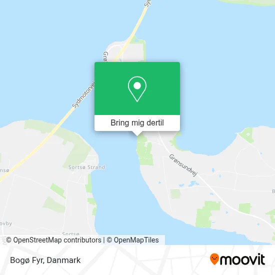 Bogø Fyr kort