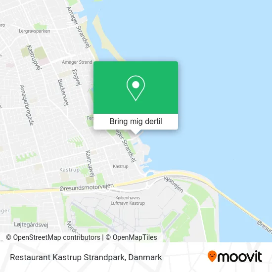 Restaurant Kastrup Strandpark kort