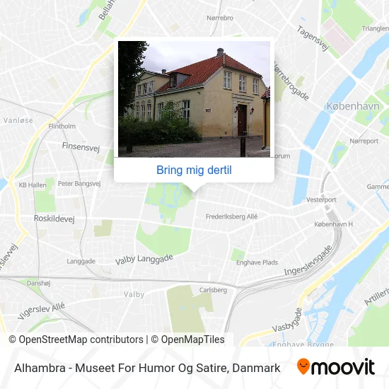 Alhambra - Museet For Humor Og Satire kort