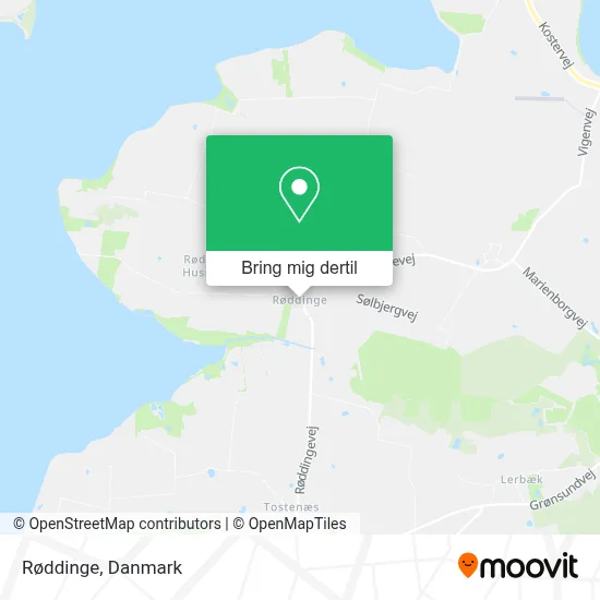 Røddinge kort