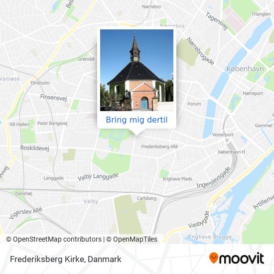 Frederiksberg Kirke kort