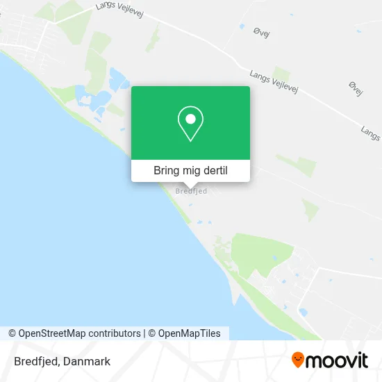 Bredfjed kort