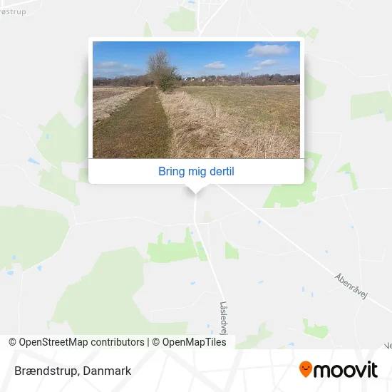 Brændstrup kort