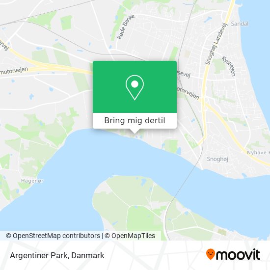 Argentiner Park kort